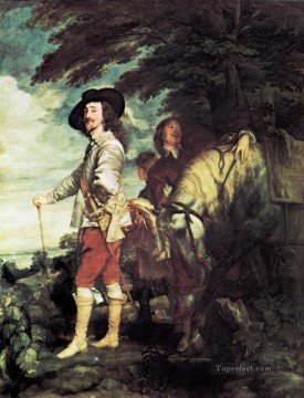 チャールズ 1 世の肖像 Gdr0 古典的な狩猟 Oil Paintings